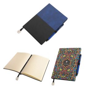 PIERRE CARDIN REPORTER SET Sada poznámkového bloku a kuličkového pera modrá