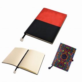 PIERRE CARDIN REPORTER Poznámkový blok tečkovaný A5 červená