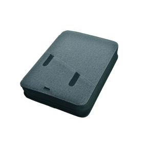 PIERRE CARDIN SORBONNE Konferenční desky A5 s powerbankou 4000mAh šedá