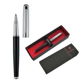 PIERRE CARDIN DIDIER Kovový roller černá/stříbrná