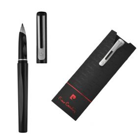 PIERRE CARDIN GIRONDE Plastový roller s kovovým klipem černá